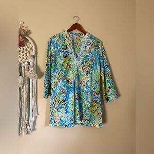 Lilly Pulitzer Sarasota Tunic Top Size Medium